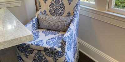 Dining chair slipcover